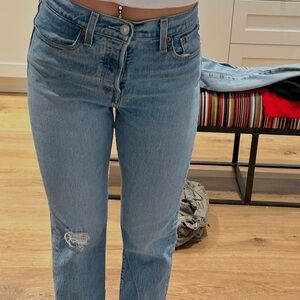 Levi Wedgie Droit Jeans